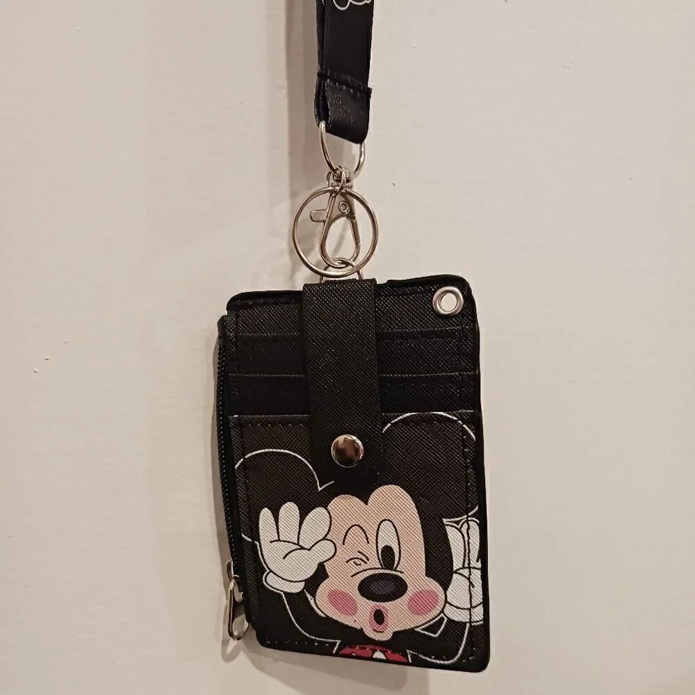 Mickey Mouse Disney Lanyard/ID Cardholder/Money Holder